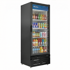 30" Pro-Kold Single Glass Door Merchandise Cooler 19 Cu.Ft., VC-23