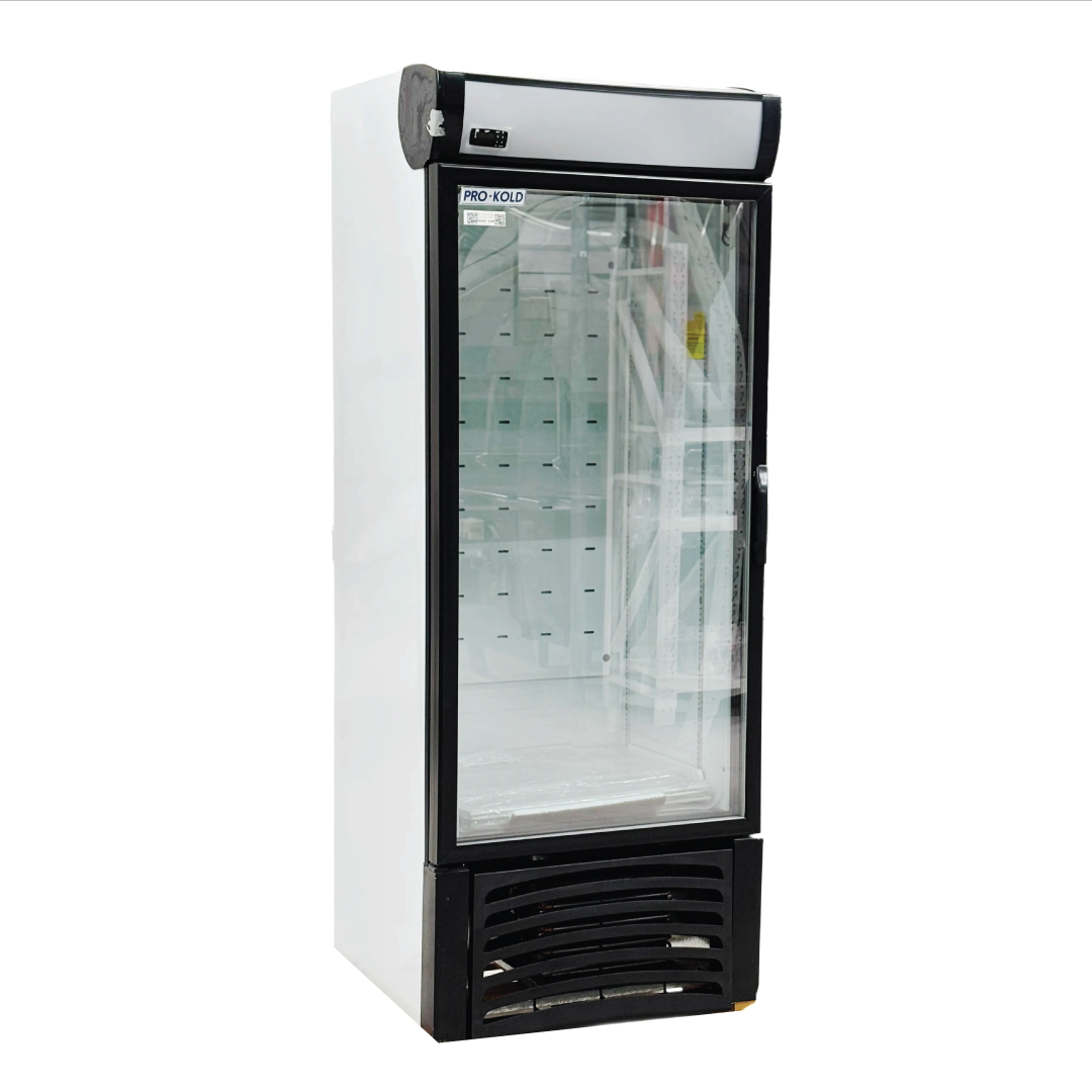 30" Pro-Kold Single Glass Door Freezer 16 Cu.Ft - DURF-16W