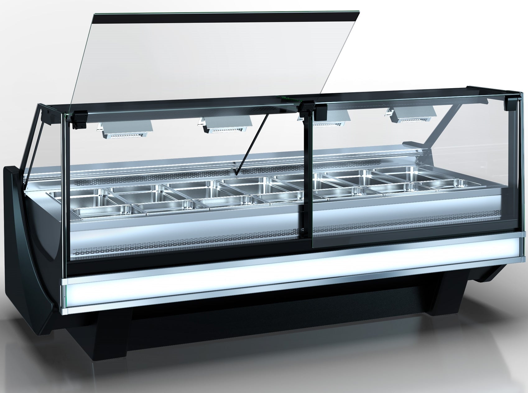 99'' Alaska-Line Heated Display Showcase HIT-185-2